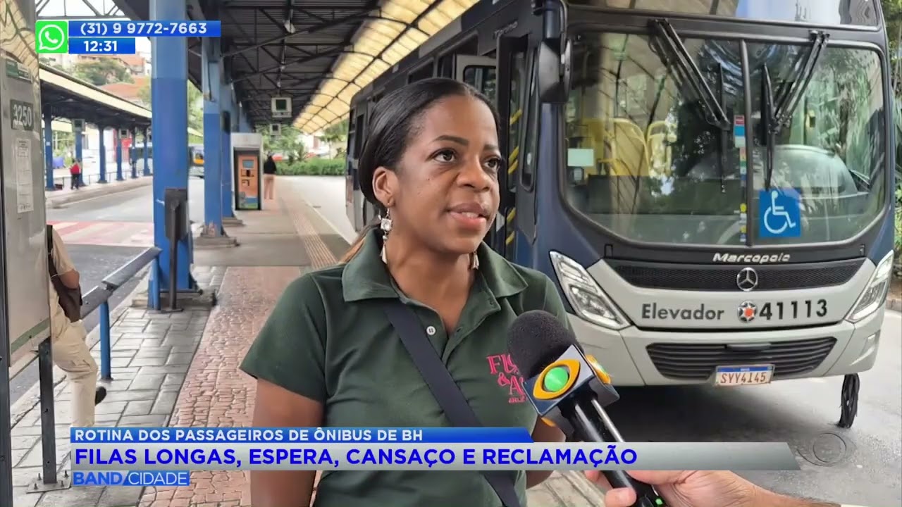 Demora nos ônibus de BH geram reclamações da população