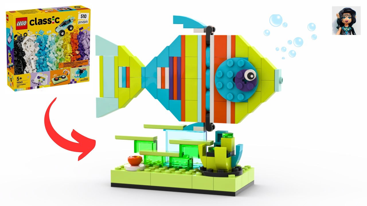Тропические рыбы 🐠 Lego classic 11043 идеи Как собрать