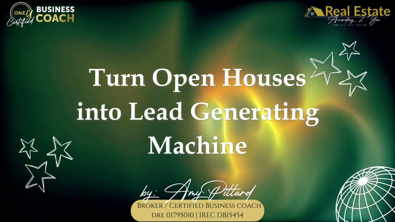 Turn Open Houses into Lead Generating Machine