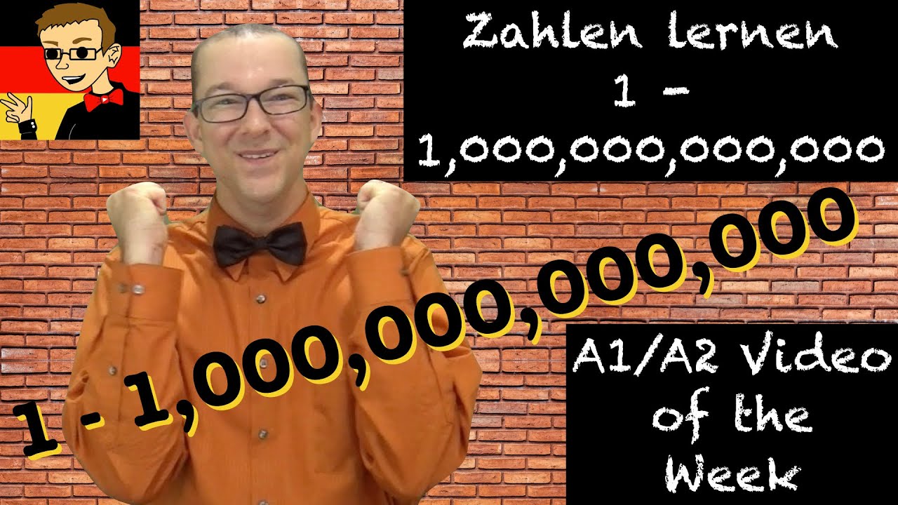 German for Beginners #23: Big Numbers (1 to 1 Trillion)