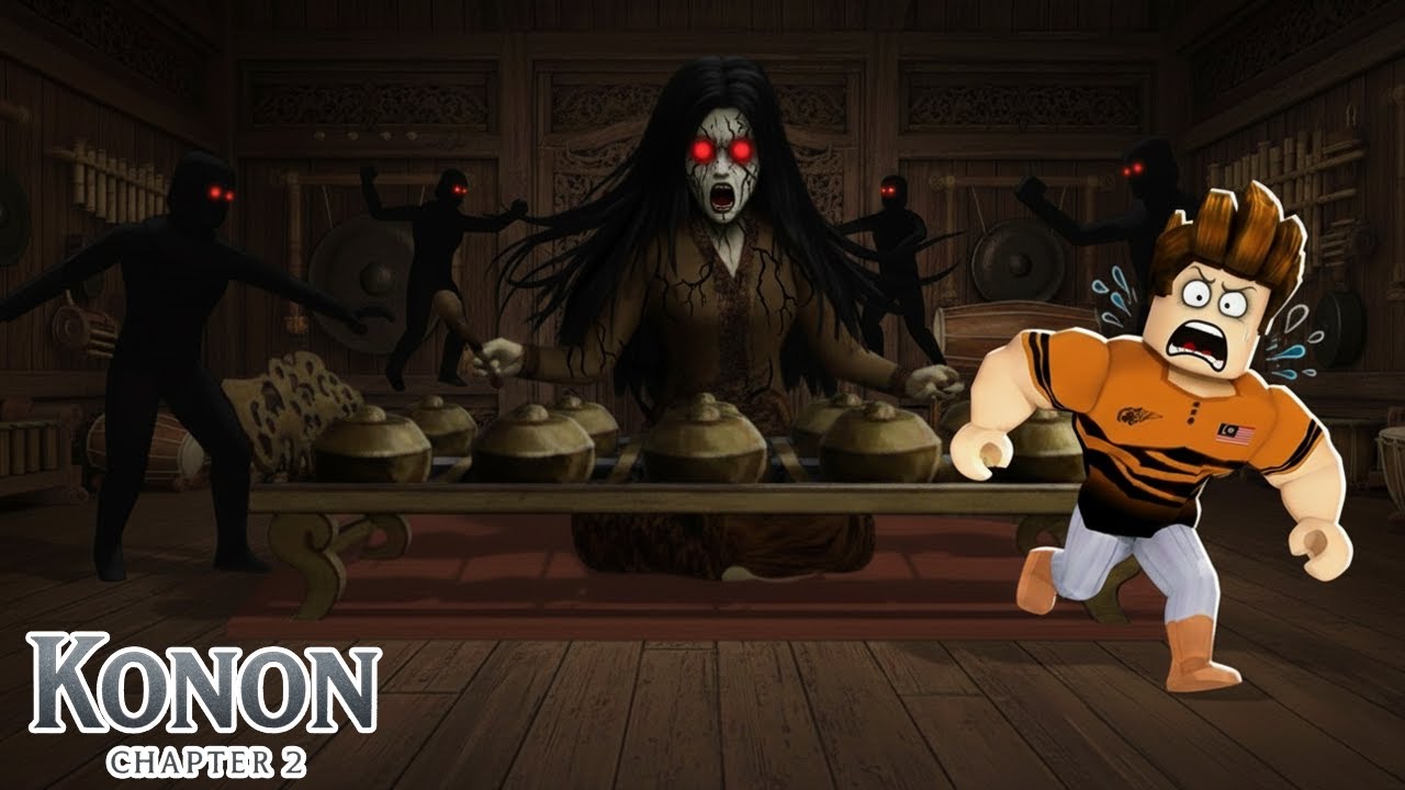 Seram Kena Ganggu Dengan Hantu Gamelan Indonesia 😱👹😱┃KONON Roblox Malaysia