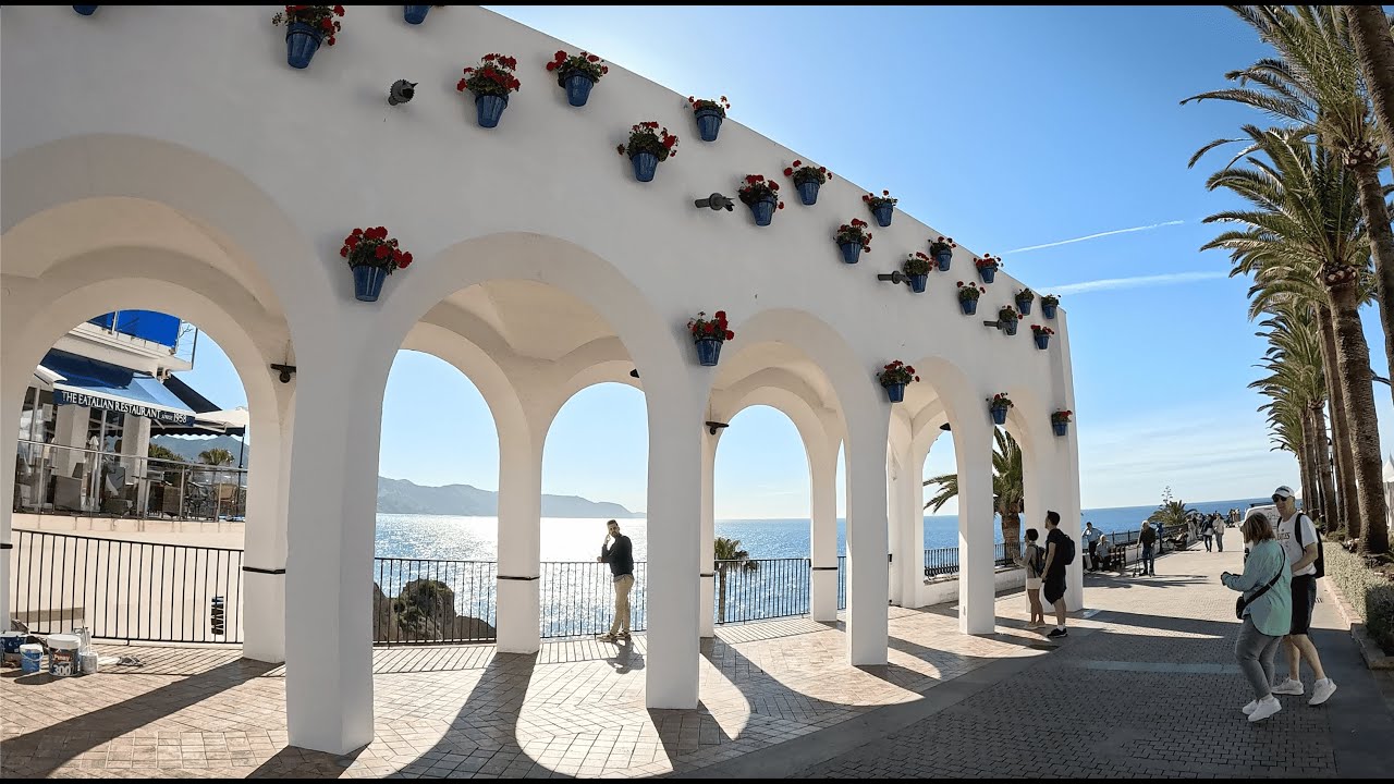 Nerja, Spain Walking Tour | Summer 2024 | 4K Ultra HD