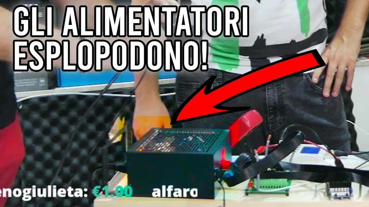 Questo ALIMENTATORE è ESPLOSO DAVVERO!