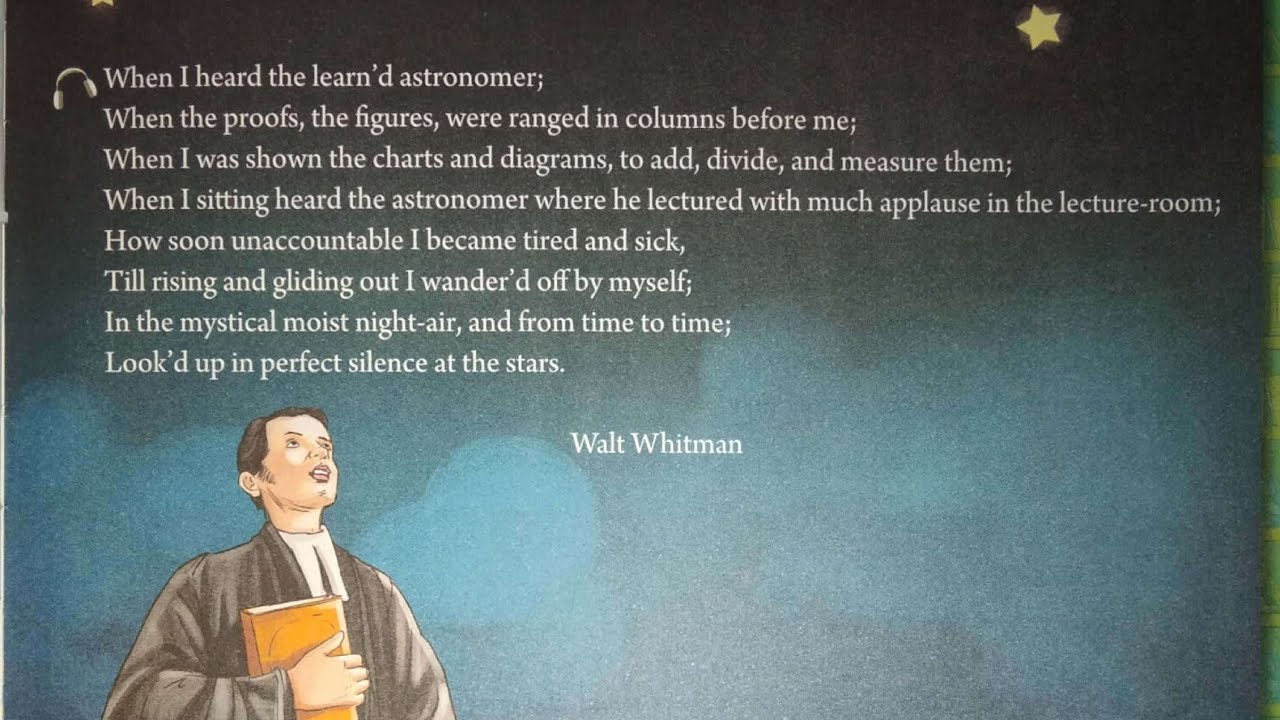 When I Heard The Learn'd Astronomer Poem Explanation In Hindi | By Walt Whitman |#mahmadstudycircle