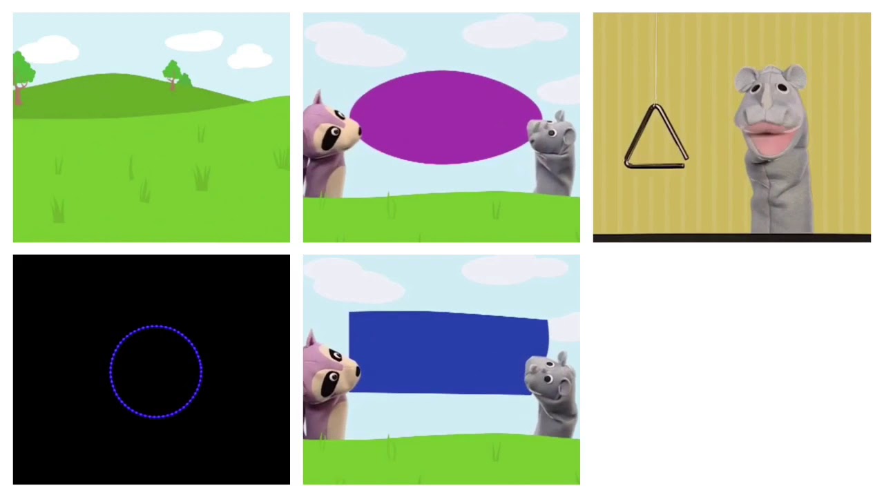 5 Discovering Shapes Music Videos At The Same Time