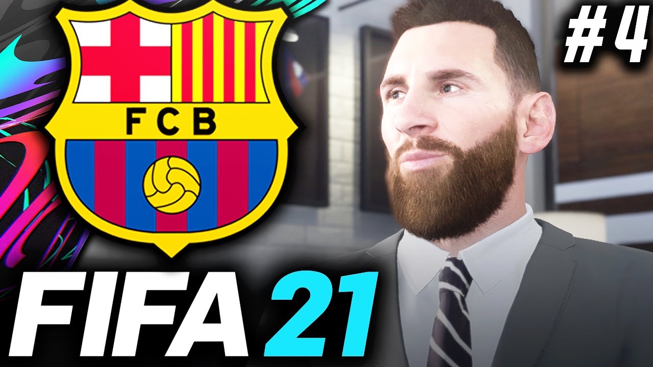 MESSI SIGNS NEW MEGA CONTRACT!!📝 - FIFA 21 Barcelona Career Mode EP4