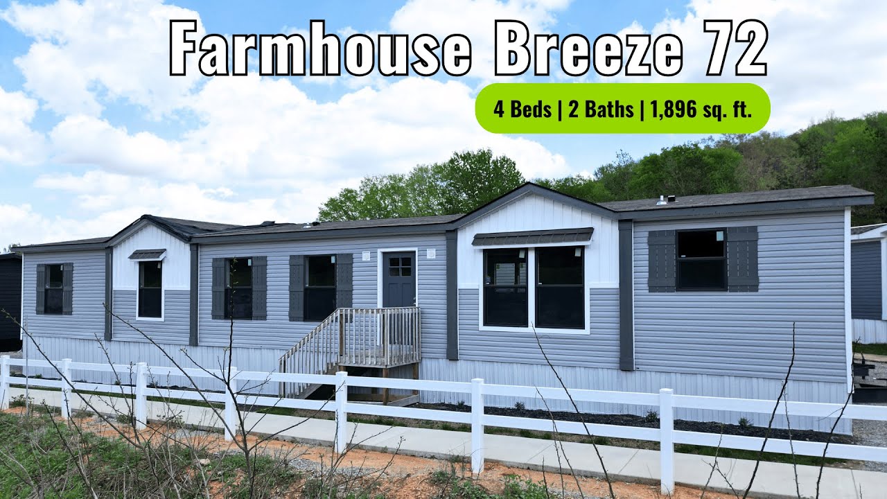 Farmhouse Breeze 72 Home Tour | 4 Bed, 2 Bath, 1,896 Sq. Ft. I Clayton Homes of Hixson