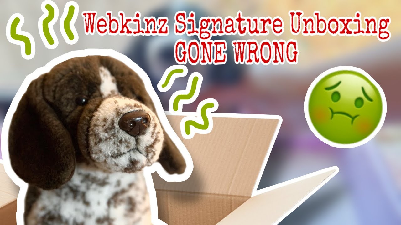Webkinz Signature Unboxing - German Shorthair Pointer - Gone Wrong 🤢