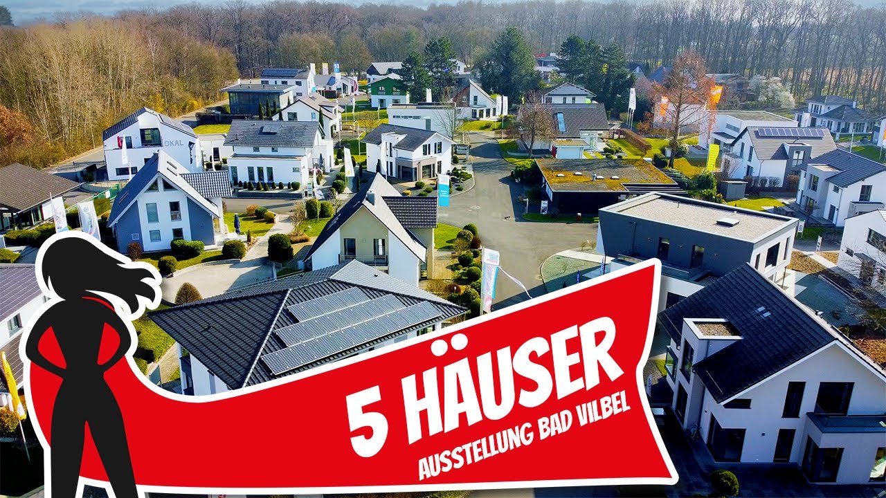 Top 5 neue FERTIGH&Auml;USER 2024 im MUSTERHAUSPARK Bad Vilbel bei Frankfurt | Hausbau Helden