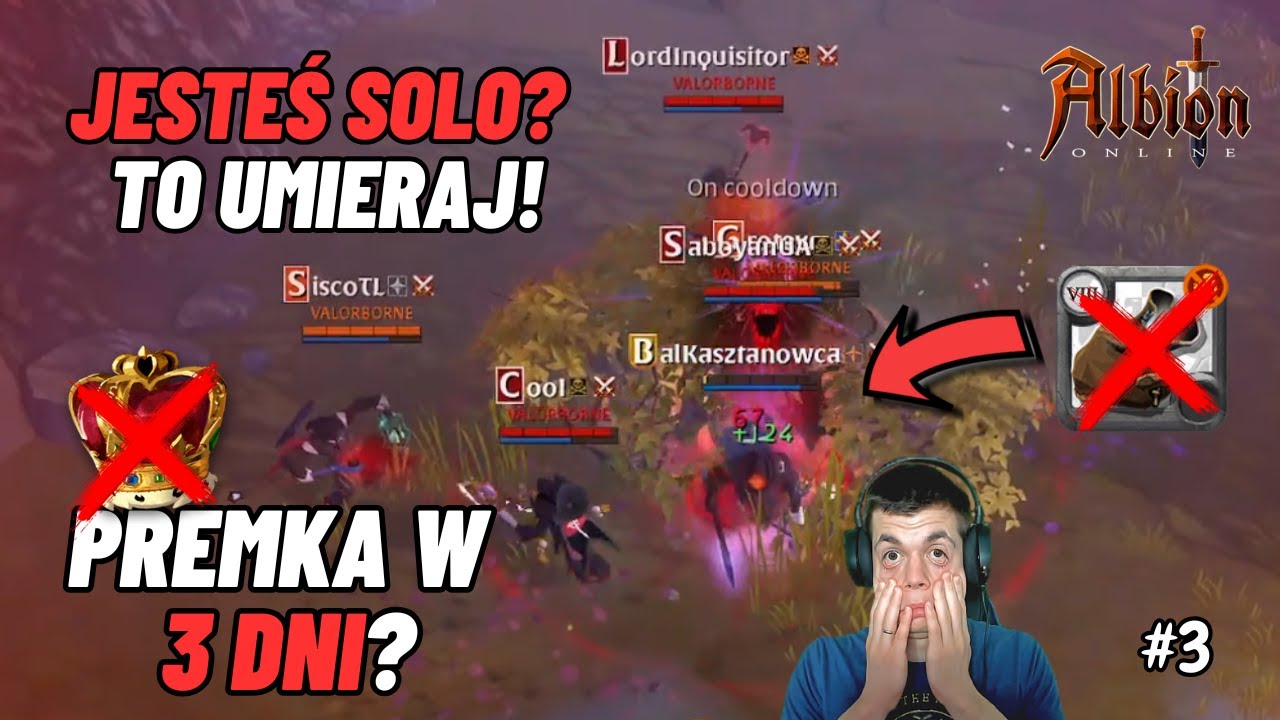 Challenge rozbił się o ścianę! PREMKA W 3 DNI na nowym koncie! #3 - Albion Online