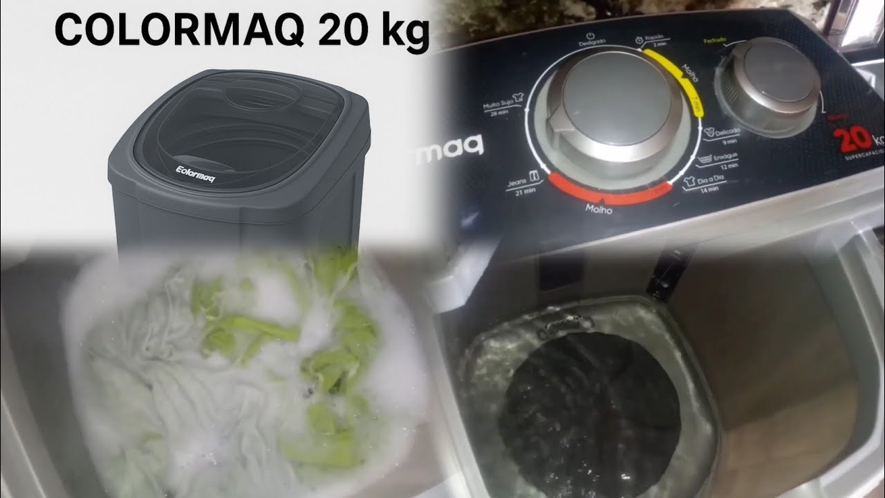 🧺Lavando Roupas no Tanquinho Colormaq 20kg | Minha Experi&ecirc;ncia REAL!