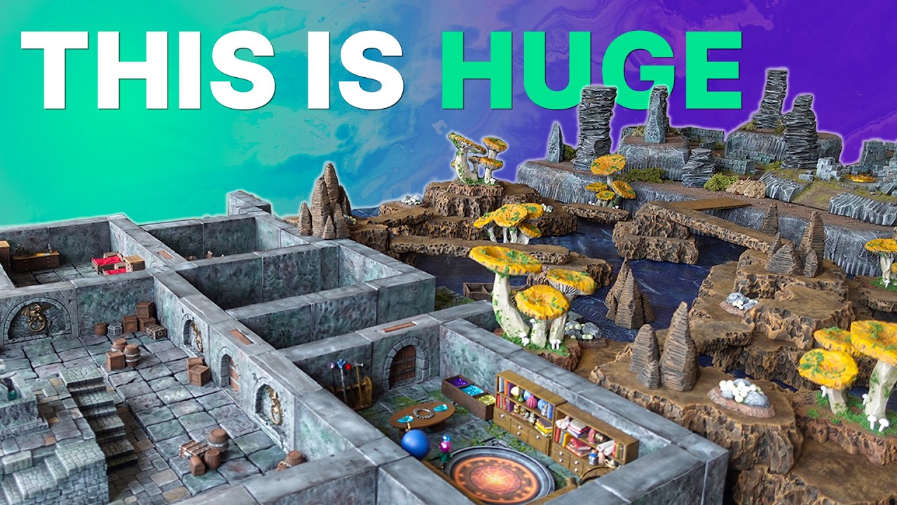 😲 The BIGGEST Dungeon I've Ever Built