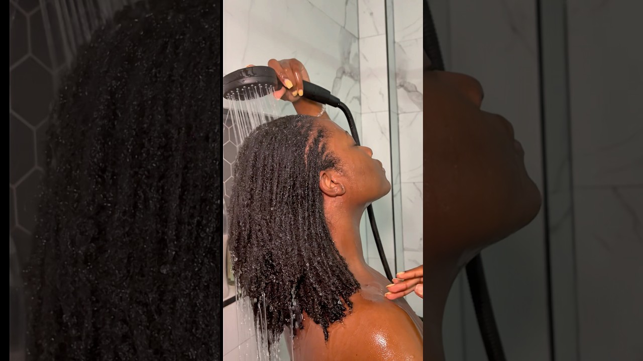 Wash day made easy with micro locs #microlocjourney #microlocs #microlocstyles
