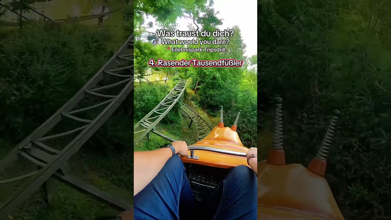 Auf welche dieser Achterbahnen traust du dich? #tripsdrill #erlebnispark #freizeitpark #achterbahn
