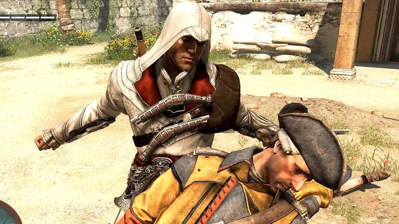 Assassin's Creed 4 Black Flag Ezio `s  Outfit Rampage & Finishing Moves Ultra Settings