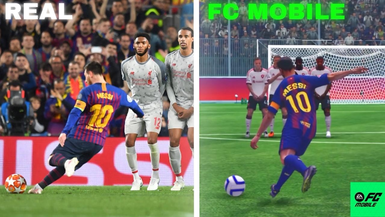IMITAMOS LOS MEJORES GOLES DE MESSI CON TODAS SUS CARTAS EN FC MOBILE