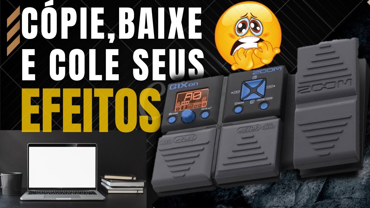 Como Configurar Efeitos Da Pedaleira Zoom Pelo Computador #guitarra #g1xon