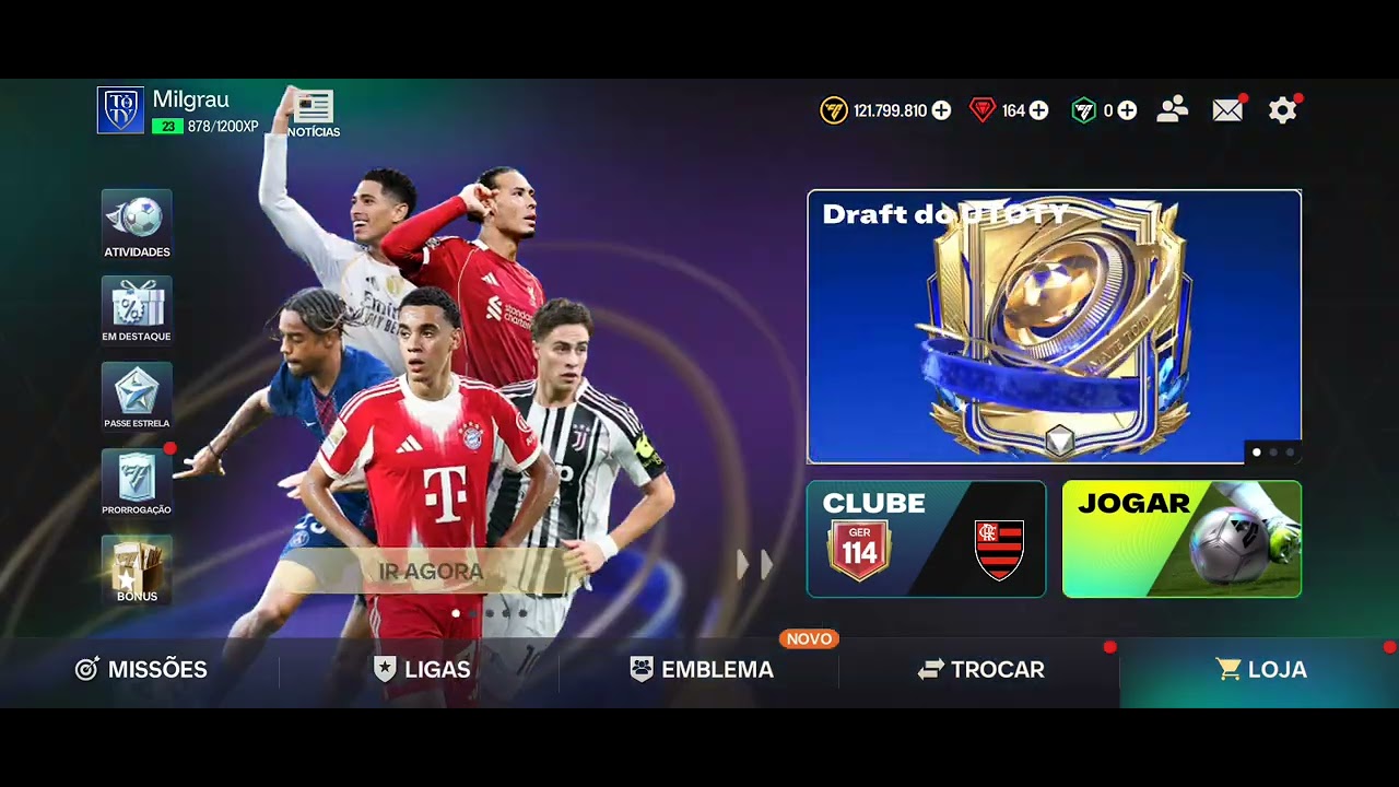 Jogando FC mobaile