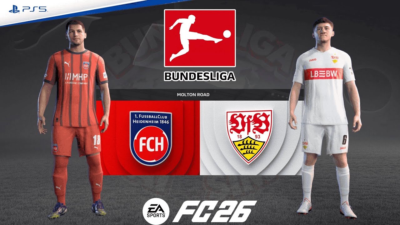 Heidenheim v VfB Stuttgart | Bundesliga 25/26 Matchday 23 | Match Simulation | FC 26 – PS5™ [4K]