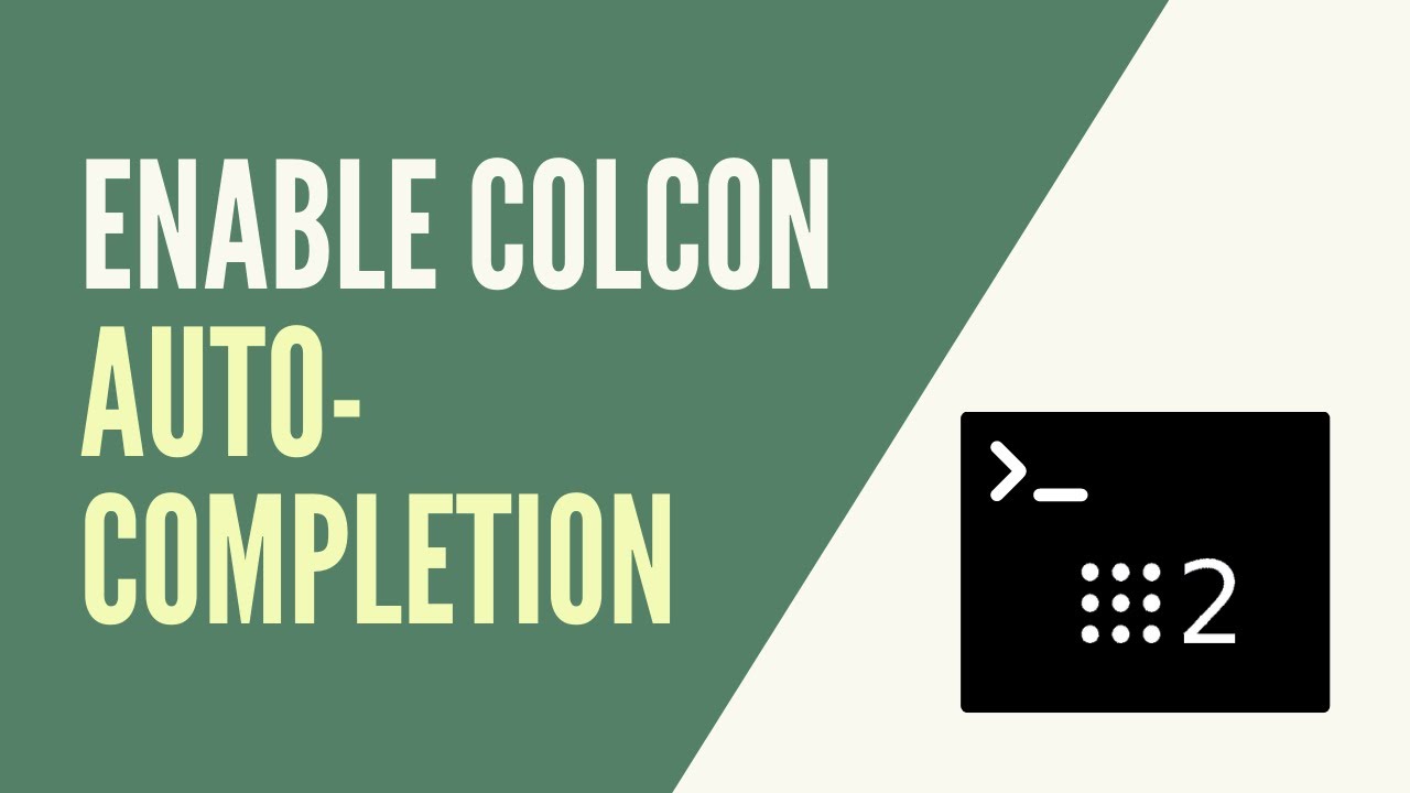 ROS2 - How to Get Auto-completion For colcon
