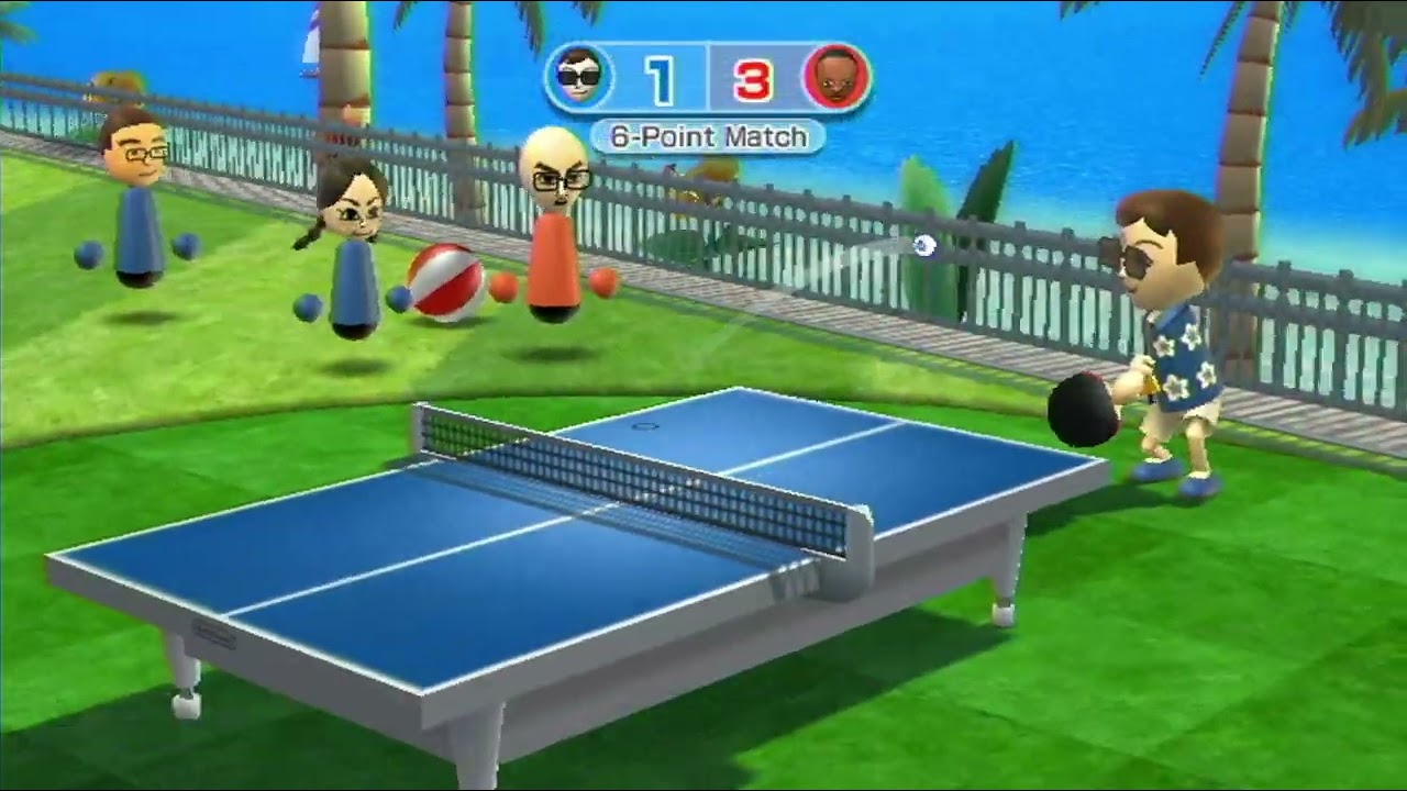 Wii sports resort table tennis - Getting to champion boss part 2