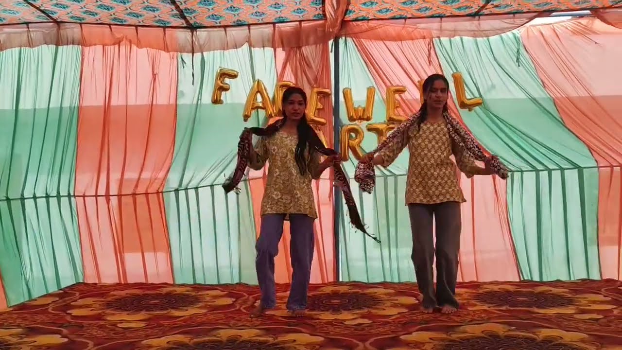 Chunri chunri song farewell party in sps school nkt 