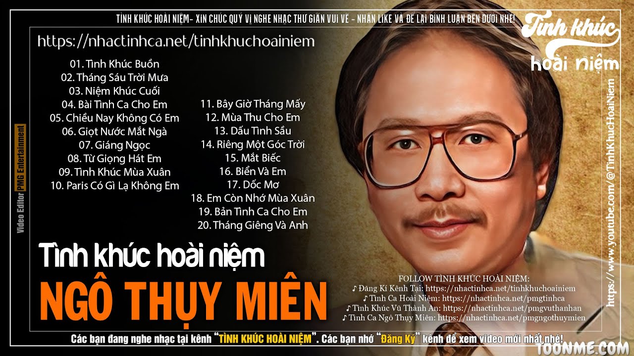 NGÔ THỤY MIÊN - TÌNH KHÚC VƯỢT THỜI GIAN - NHẠC XƯA BẤT HỦ - LK Tình Khúc Buồn, Bài Tình Ca Cho Em