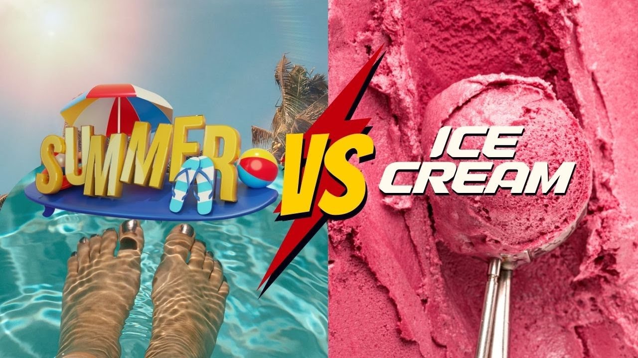 Summer Vs Ice Cream | Spicy Fry Fish | Hot Weather 45c