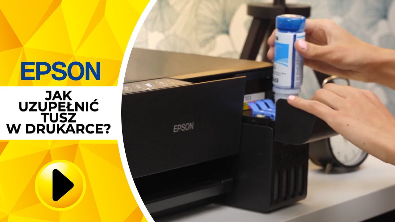 Jak uzupełnić tusz w drukarce? ECO TANK Epson | Poradnik