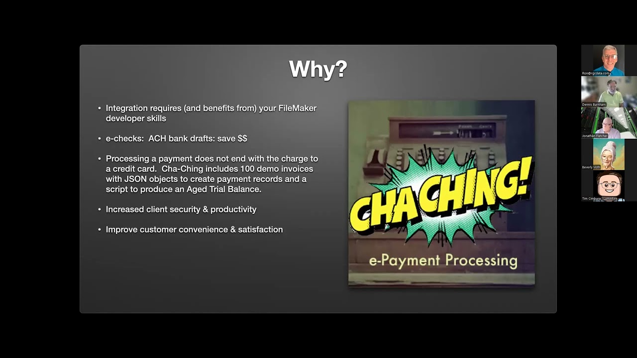 Cha-Ching FileMaker Add-on