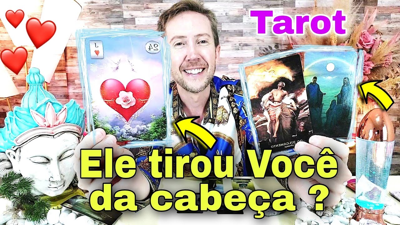 Ele tirou você da cabeça ? Ele pensa em você ou te esqueceu ? O que ele sente por vcoê ? Tarot