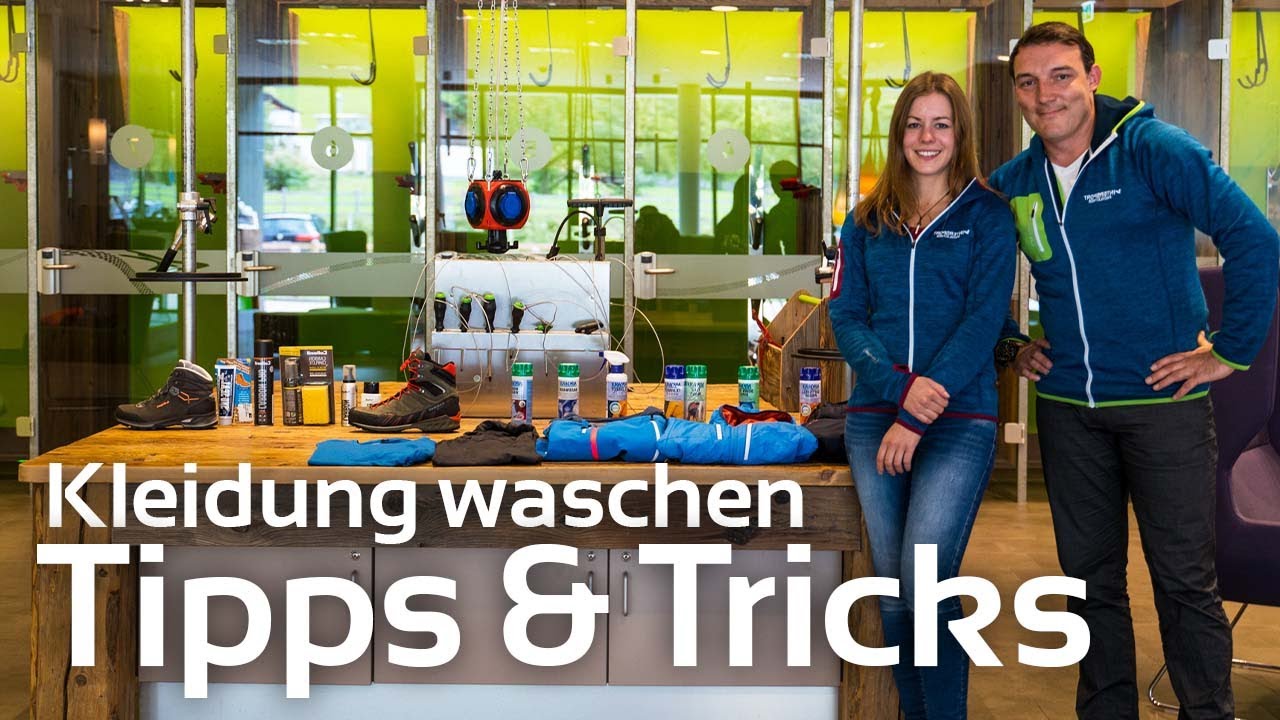 Outdoorbekleidung richtig waschen: Hardshell-Jacke, Daune, Wanderschuhe & Co.