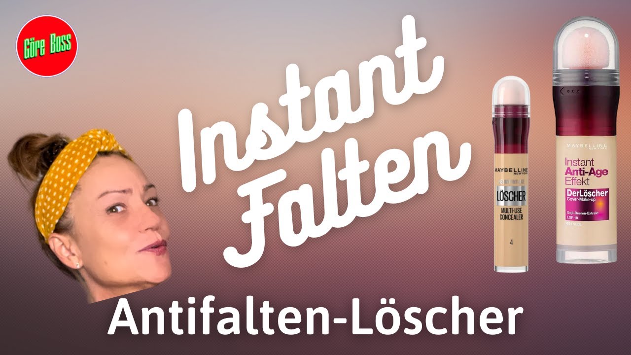 Antifalten INSTANT L&ouml;scher - Maybelline #beauty #makeup