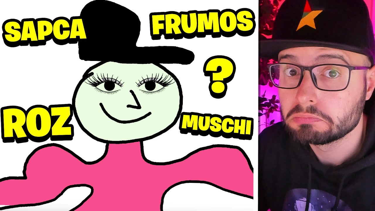 A trebuit sa fac AUTO-PORTRET! S-au prins YouTuberii ca sunt EU?