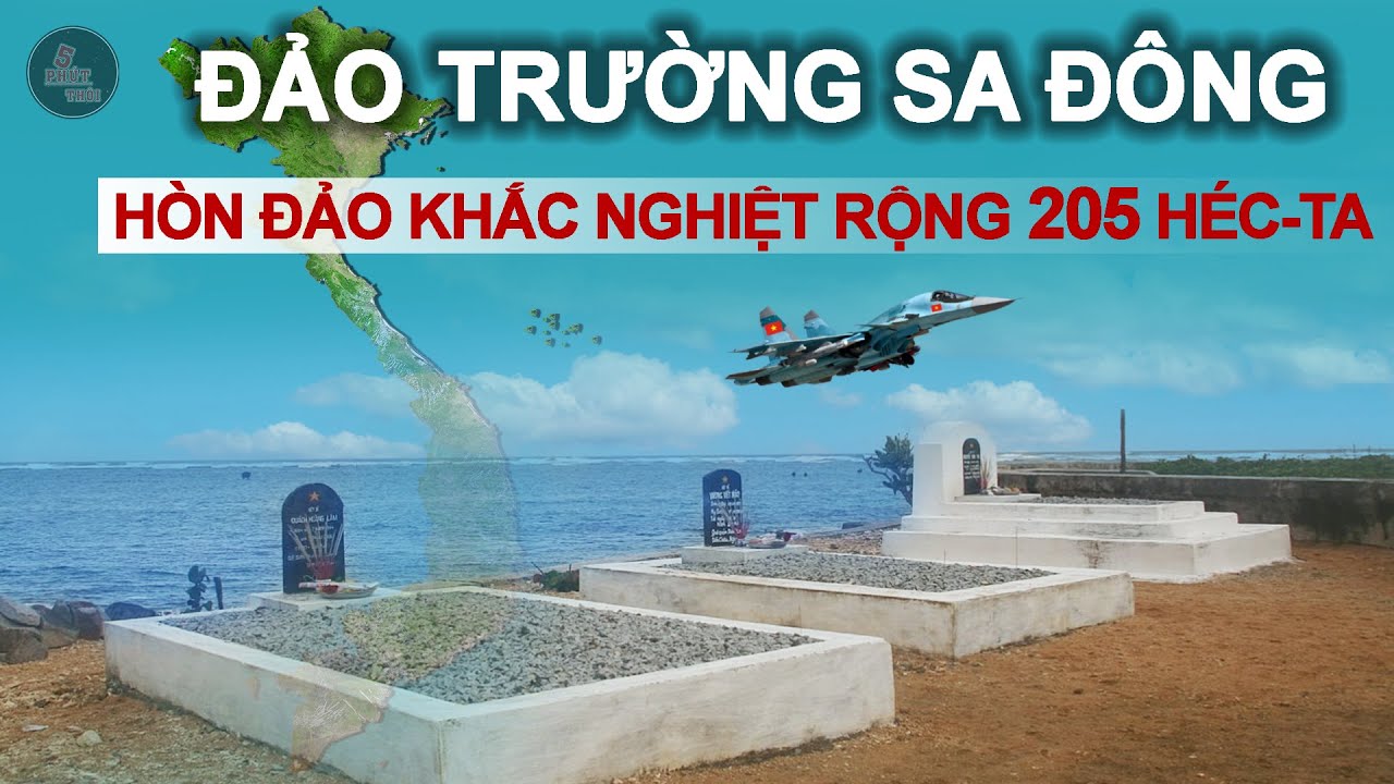 ĐẢO TRƯỜNG SA ĐÔNG SAU KHI BỒI ĐẮP XONG - HÒN ĐẢO KHẮC NGHIỆT GIỮA TRƯỜNG SA CỦA VIỆT NAM
