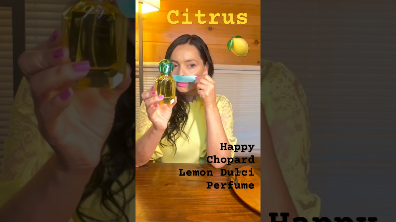 TJMAXX blind buy Lemon perfume - HAPPY LEMON DULCI by Chopard fragrance short