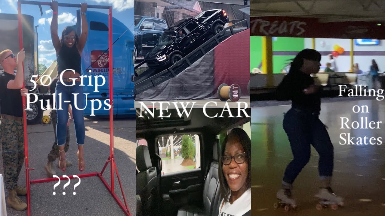 50 GRIP PULL UPS | NEW CAR | ROLLER SKATING PARTY | VLOG 5