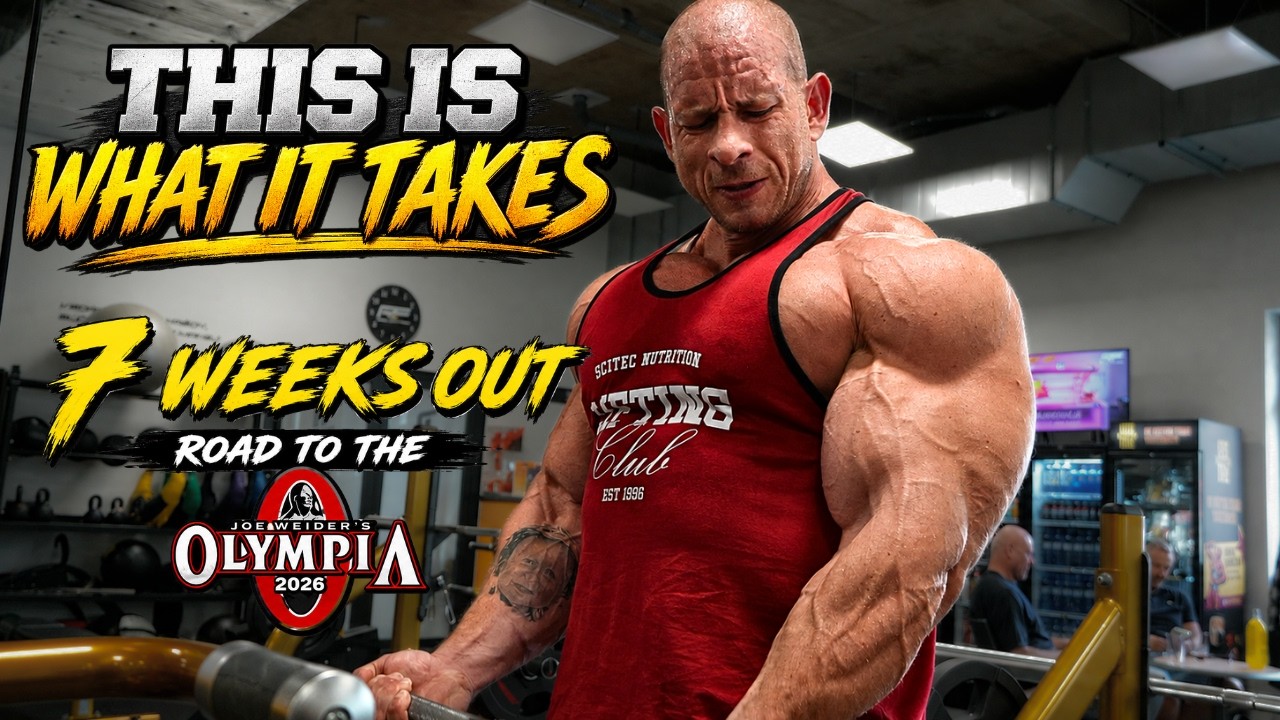 INSIDE MY PREP - MEALS & CHEST + BICEPS Workout | Road to the OLYMPIA 2026 - 7 Weeks Out