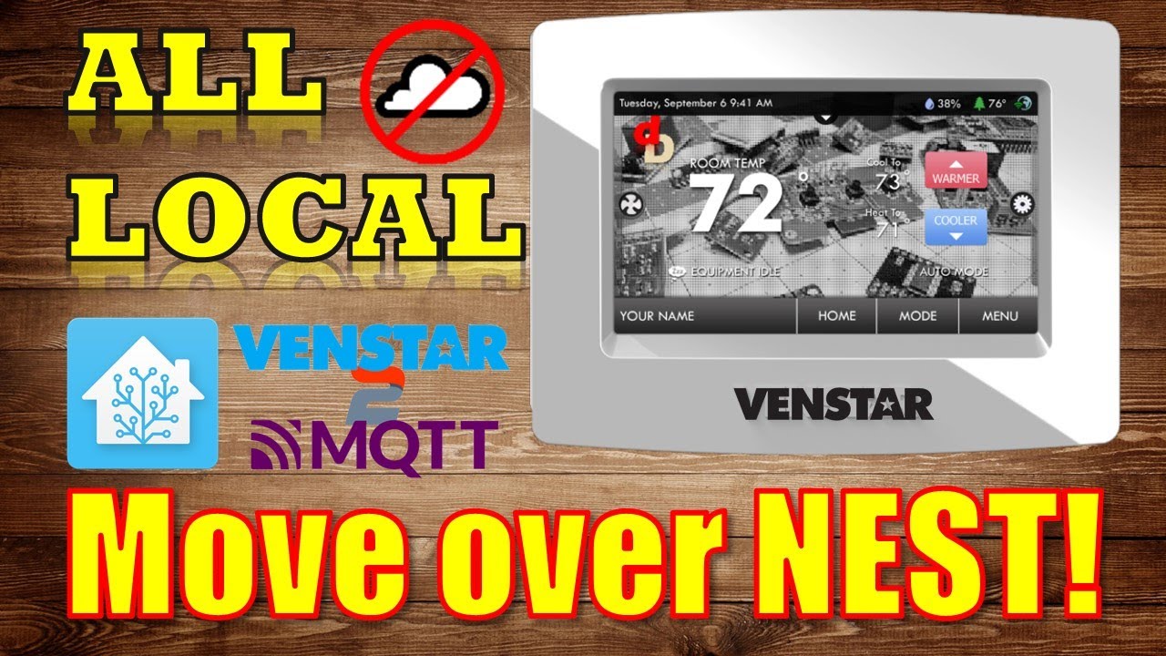 Локальный термостат ALL с MQTT и Home Assistant &mdash; Venstar T7900
