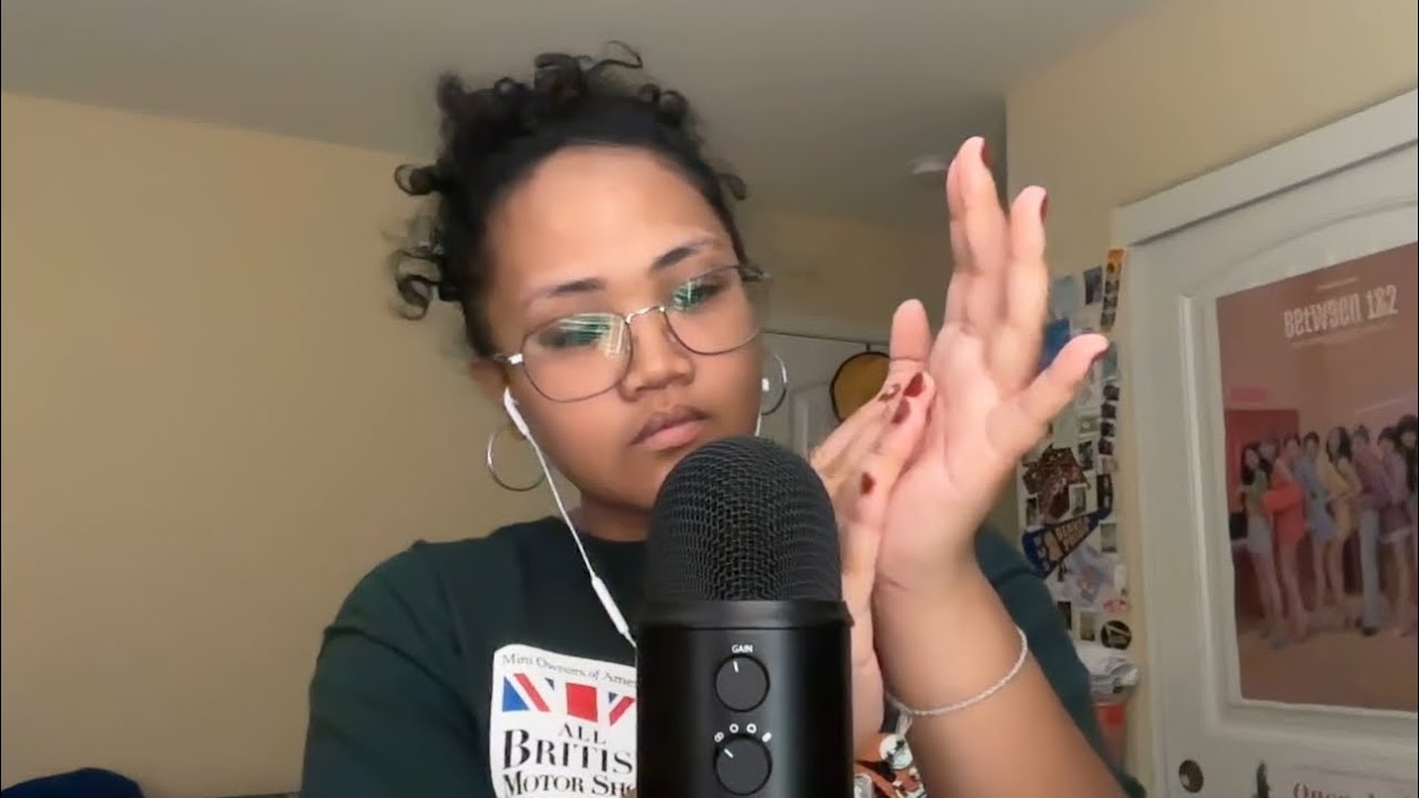 ASMR Hand Sounds + Visuals For Sleep