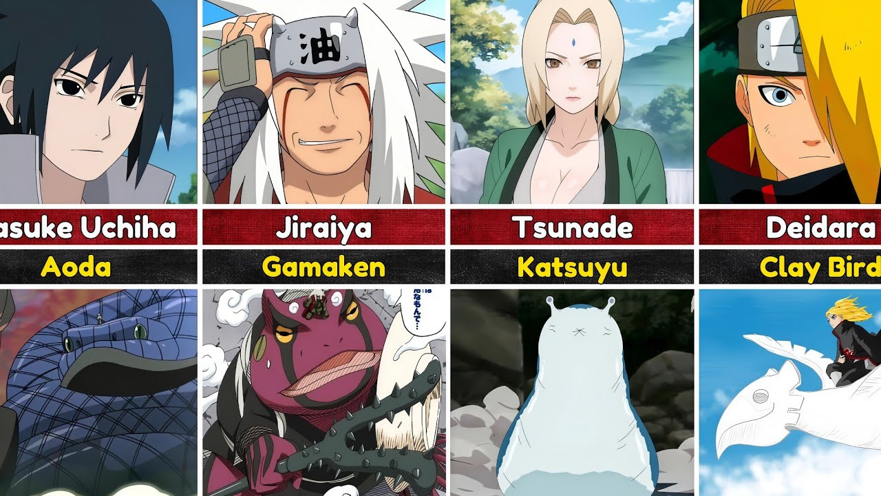 All Summoning Animals in Naruto and Boruto || Anime Gotcha 