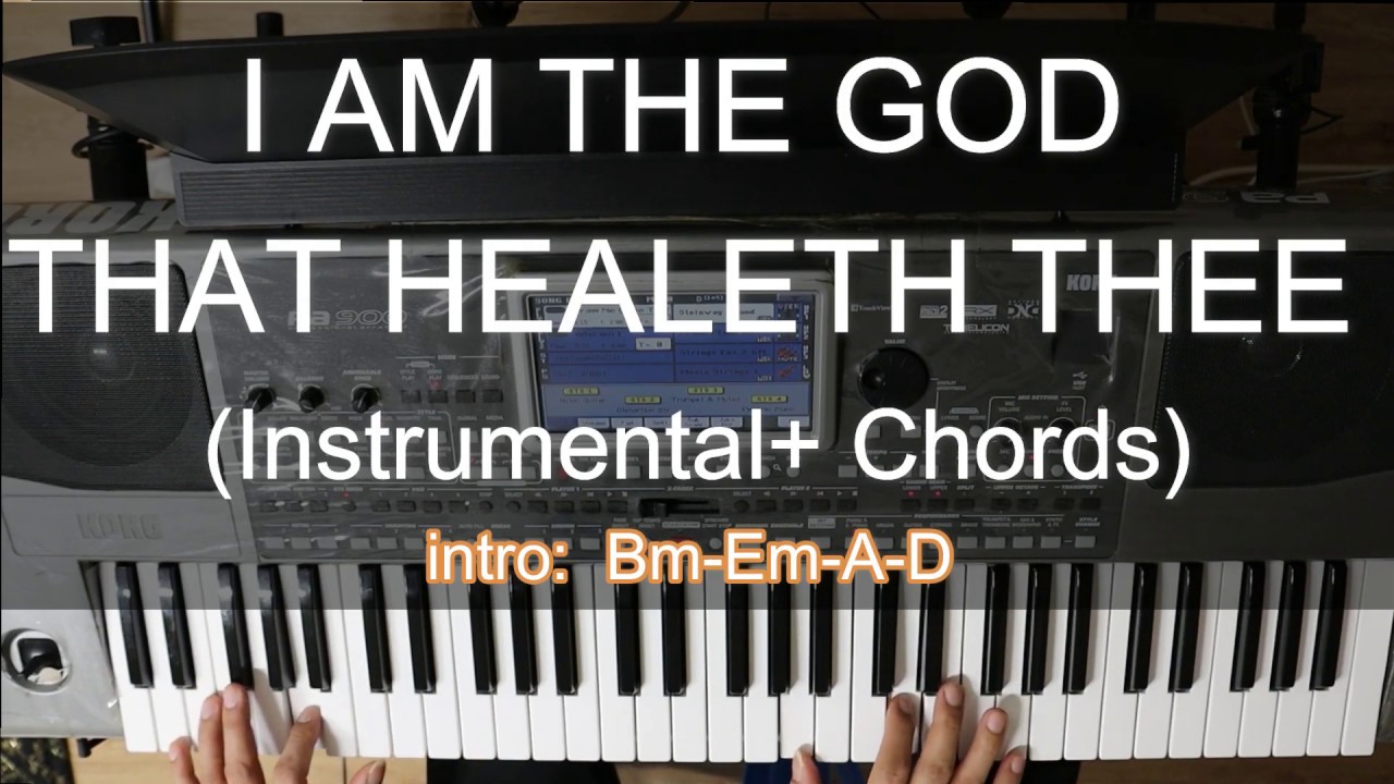 I Am The God That Healeth Thee (Instrumental Lyrics+Chords)