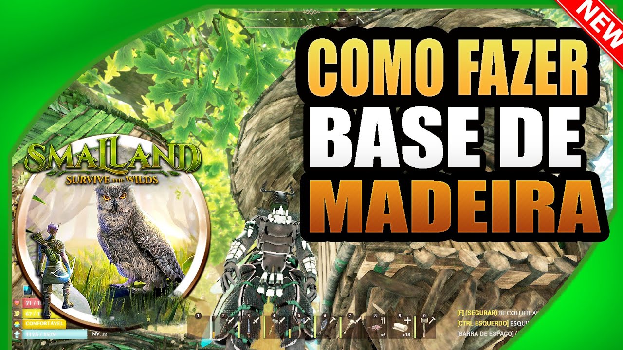 🟢Smalland - Como fazer base de Madeira no Smalland tutorial para iniciantes 2024