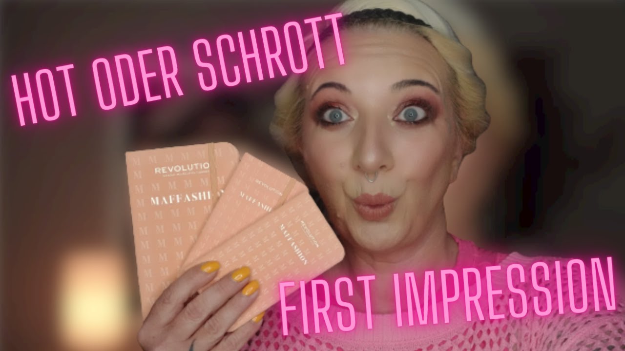 Ich Teste  für euch die  Neue  MAKEUP REVOLUTION X MAFFASHION  Produkte  🔥 👎👍