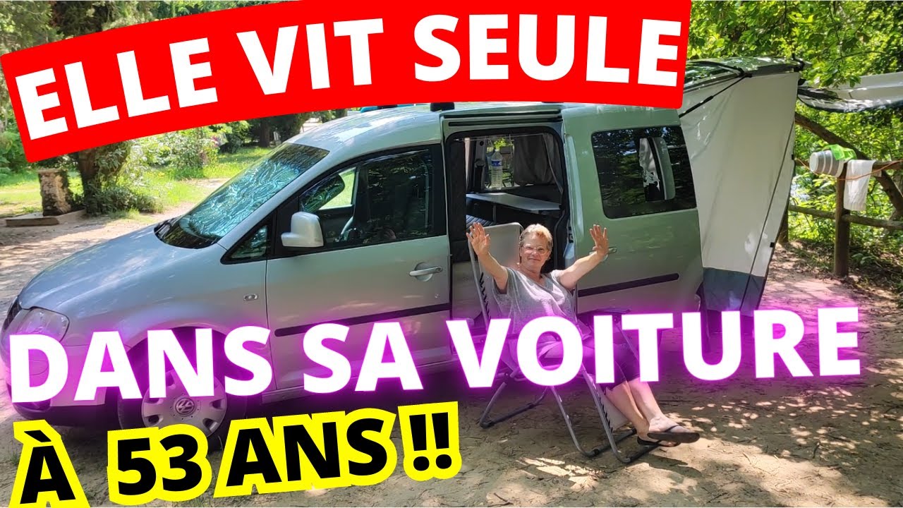 Véronique, 53 ans, dort, voyage et vit seule dans sa VOITURE - FEMMES NOMADES #vantour #minimaliste