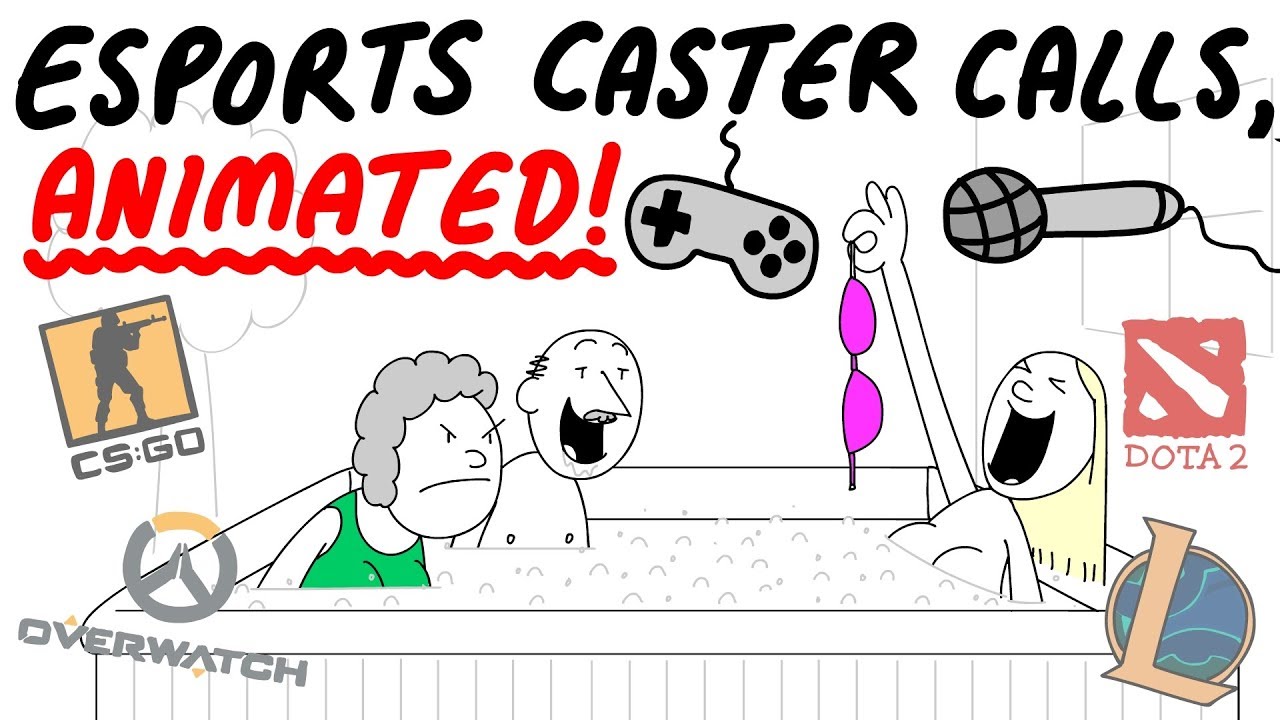 Esports Caster Calls, Animated!