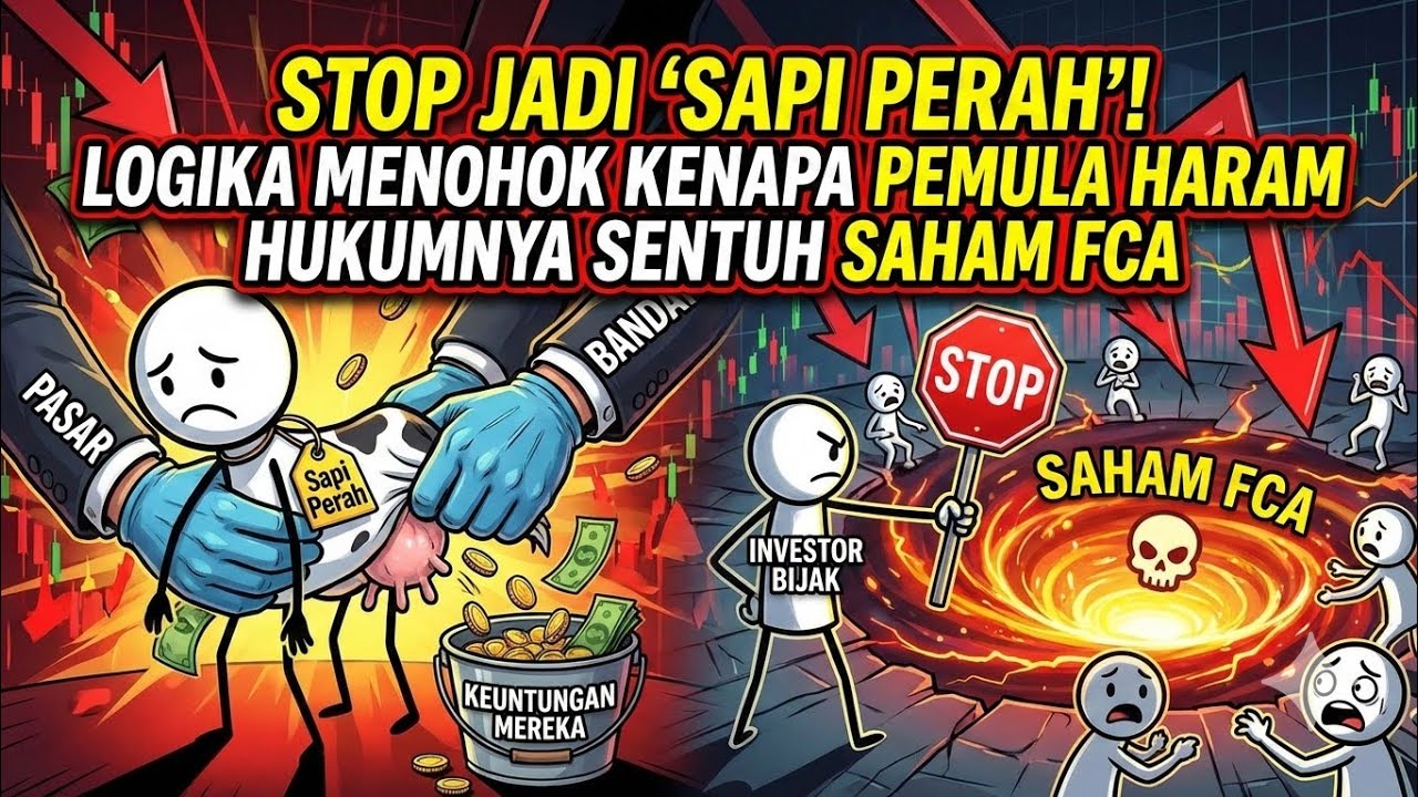 Stop Jadi 'Sapi Perah'! Logika Menohok Kenapa Pemula Haram Hukumnya Sentuh Saham FCA
