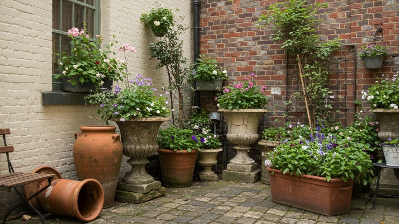 8 Vintage Courtyard Garden Ideas | Transform Your Tiny Space Into a Serene Urban Oasis!