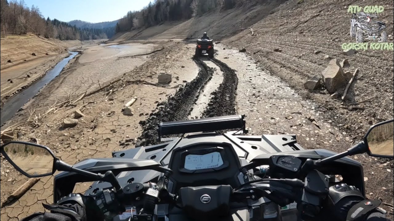 Lokvarsko jezero - vožnja Lujzijanom nakon 20 godina - ATV quad Gorski kotar - cfmoto 1000 & 625