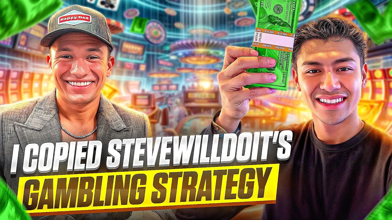 I COPIED STEVEWILLDOIT’S GAMBLING STRATEGY AND THIS HAPPENED… (HIGH STAKES)